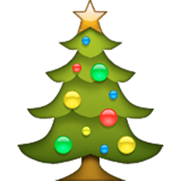 Christmas Tree Emoji for Facebook, Email & SMS | ID#: 283 | Emoji.co.uk