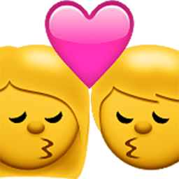 kiss apple emoji ios copy version man paste mark emojis emojibase vendor