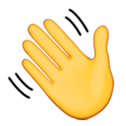 Waving Hand Sign Emoji for Facebook, Email & SMS | ID#: 90 | Emoji.co.uk