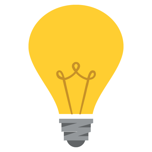Image result for light bulb emoji