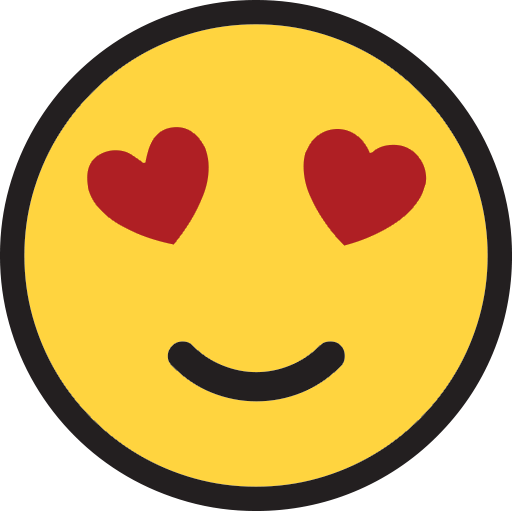 Smiling Face With Heart-Shaped Eyes Emoji for Facebook ...