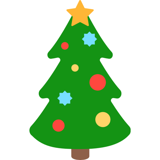 Christmas Tree Emoji for Facebook, Email & SMS | ID#: 11556 | Emoji.co.uk