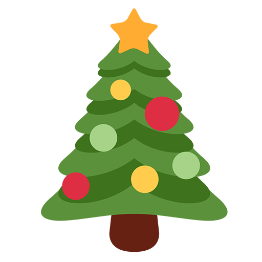 Christmas Tree Emoji for Facebook, Email & SMS | ID#: 10712 | Emoji.co.uk