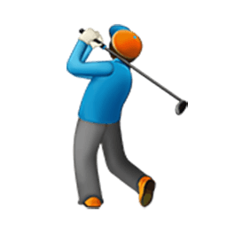 Golfer Emoji