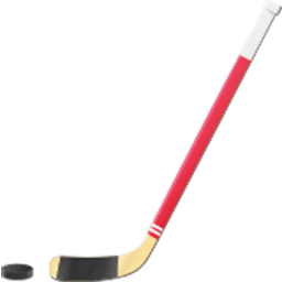 Ice Hockey Stick And Puck Emoji