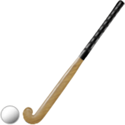 Field Hockey Stick And Ball Emoji