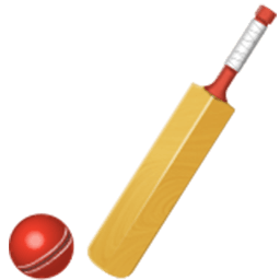 435 cricket bat and ball