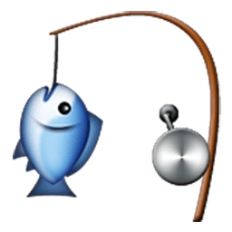 Fishing Pole And Fish Emoji