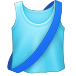 Running Shirt With Sash Emoji