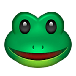 Frog Face Emoji