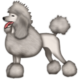 Poodle Emoji