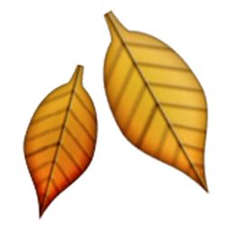 Fallen Leaf Emoji