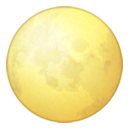 Full Moon Symbol Emoji