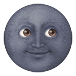 New Moon With Face Emoji