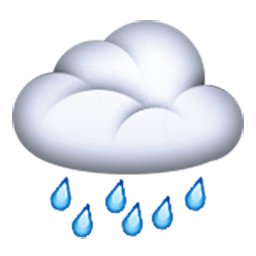 Cloud With Rain Emoji