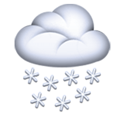 Cloud With Snow Emoji