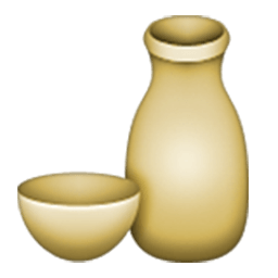 Sake Bottle And Cup Emoji