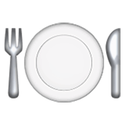 Fork And Knife With Plate Emoji