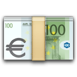 Banknote With Euro Sign Emoji