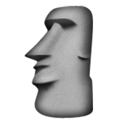 Moyai Statue, Moai Emoji