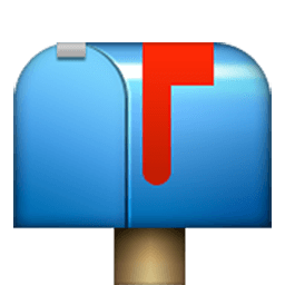 Closed Mailbox With Raised Flag Emoji