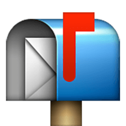 Open Mailbox With Raised Flag Emoji