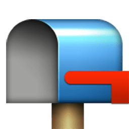 Open Mailbox With Lowered Flag Emoji