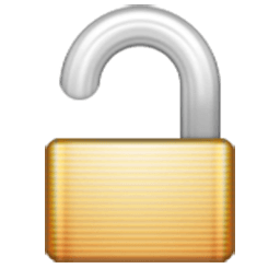 Open Lock Emoji