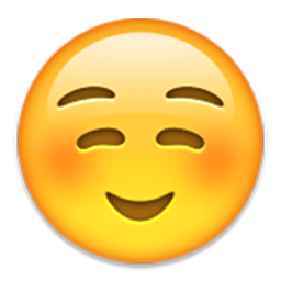 White Smiling Face Emoji