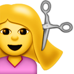 Haircut Emoji. 