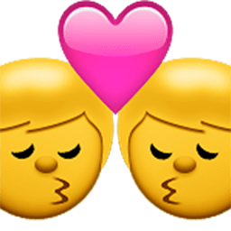 Kiss (man,man) Emoji