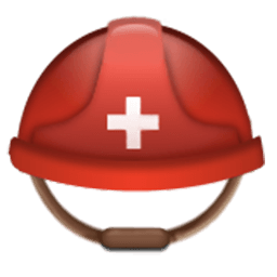 Helmet With White Cross Emoji