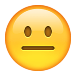 Neutral Face Emoji