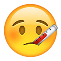 Face With Thermometer Emoji