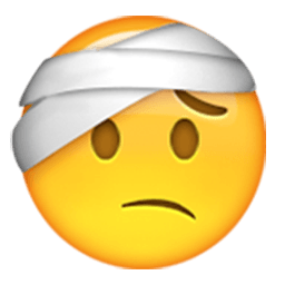 Face With Head-bandage Emoji