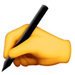 Writing Hand Emoji