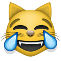 Cat Face With Tears Of Joy Emoji