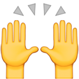 Person Raising Both Hands In Celebration Emoji