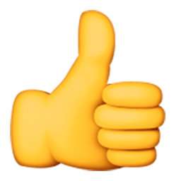 Thumbs Up Sign Emoji