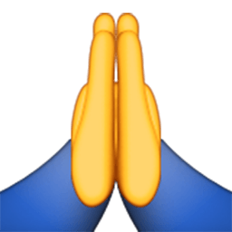 🙏 Folded pray hands emojis 🙏🏻🙏🏼🙏🏽🙏🏾🙏🏿