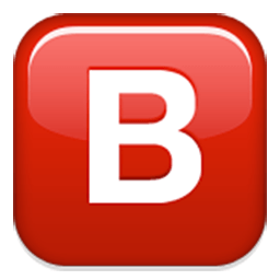Negative Squared Latin Capital Letter B Emoji