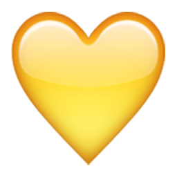 Yellow Heart Emoji