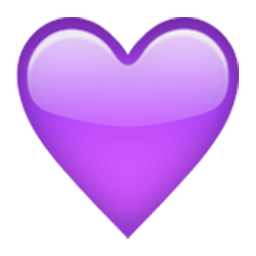 Purple Heart Emoji