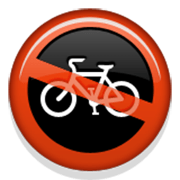 No Bicycles Emoji