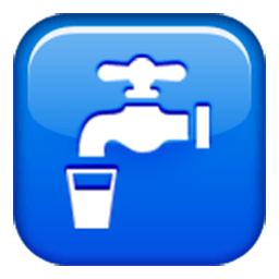 Potable Water Symbol Emoji