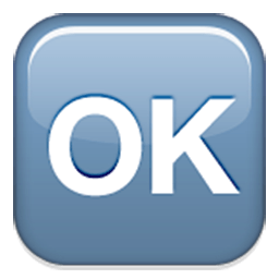 Squared Ok Emoji