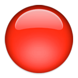 Large Red Circle Emoji