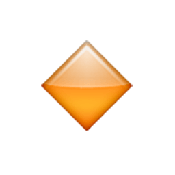 Small Orange Diamond Emoji