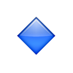 Small Blue Diamond Emoji