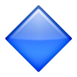 Large Blue Diamond Emoji